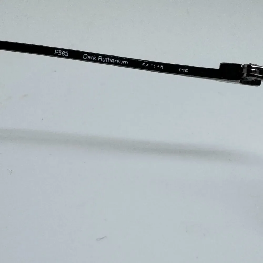 Fendi Women's F583 dark Ruithenium 54-19-125 Eyeglasses Frames‎ Half rim H14871
